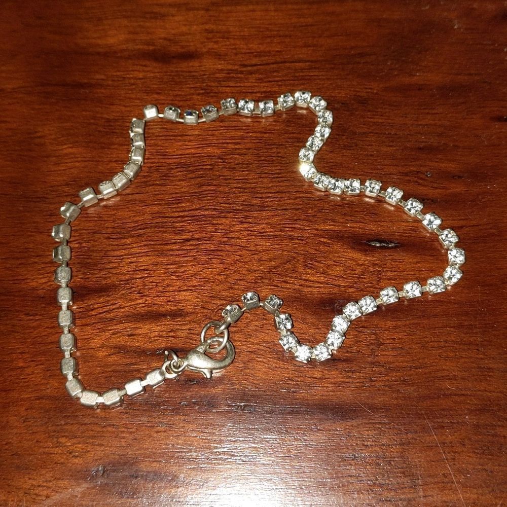 Rhinestone Anklet - Picture 2 of 2